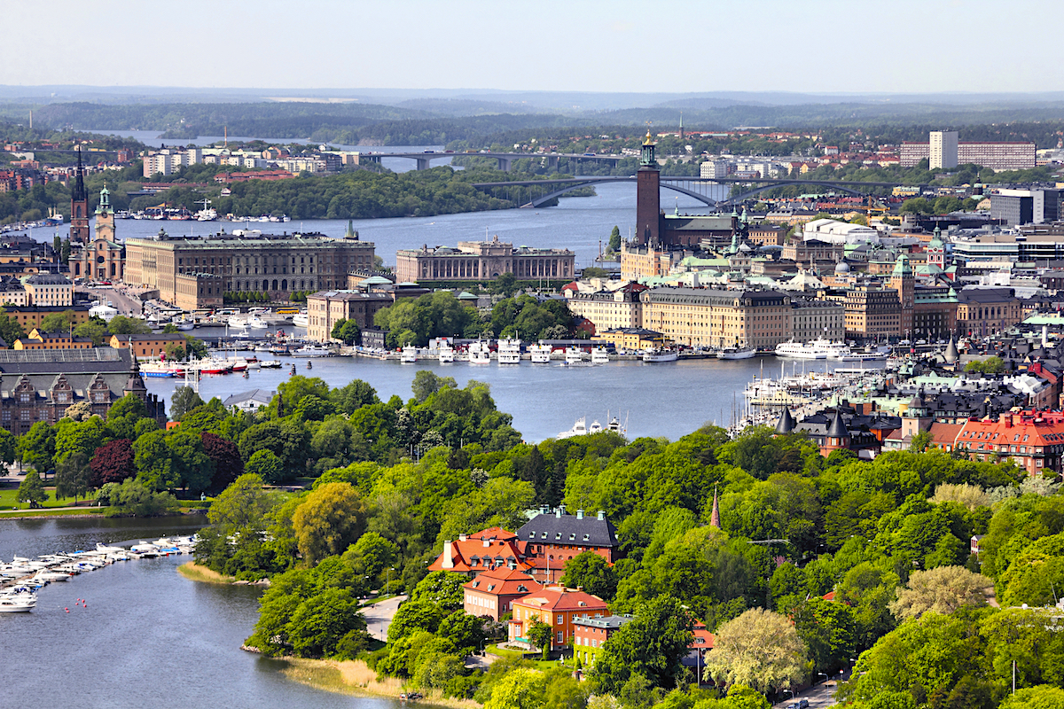 Stockholm spreads across 14 islands, making it a popular cruise port